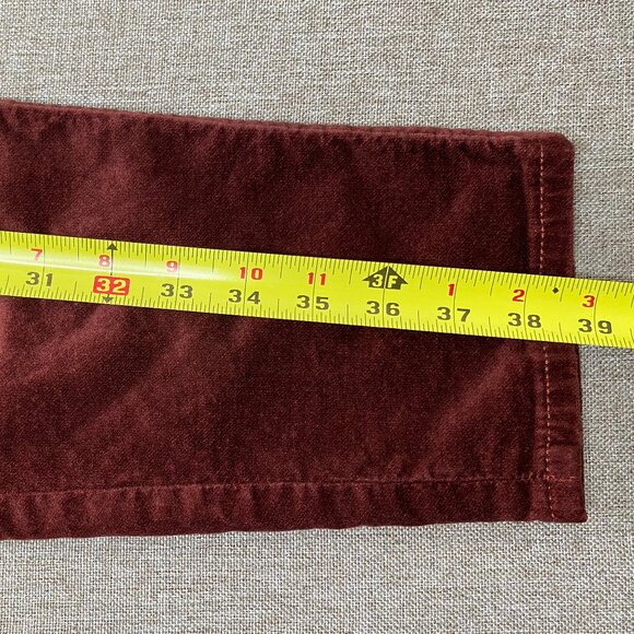 LOFT Made & Loved Velvet Like Jeans Women's 28 Mid Rise Rust Red Casual Pants - Picture 14 of 14